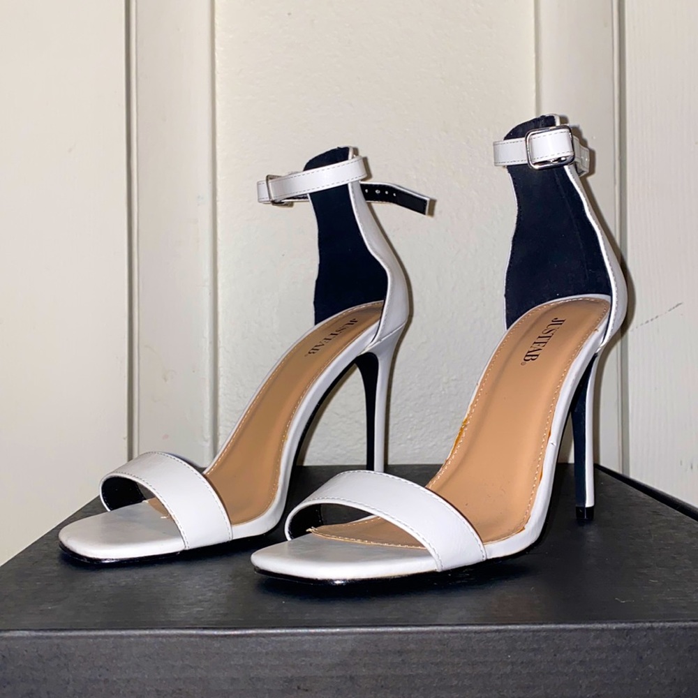 JustFab Ankle Strap Stiletto